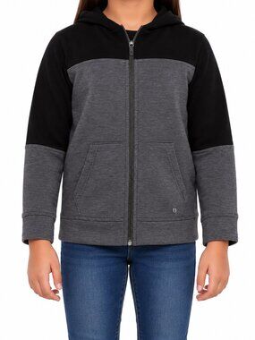 Xersion Girls' Zip Up Sweater, M